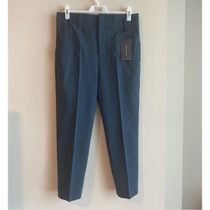 Zara Masculine Carrot Trousers Pants Navy Blue Size M